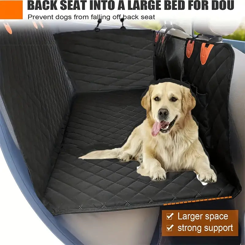 Waterproof Dog Seat Protector - Hard Base