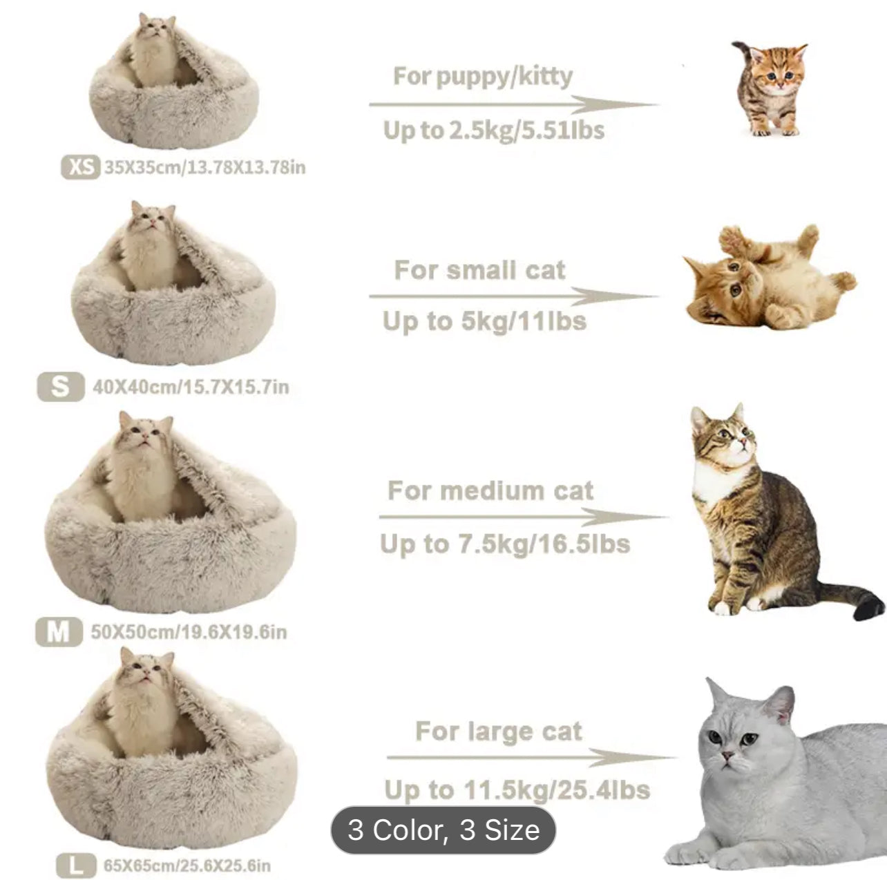 Cat Plush Bed